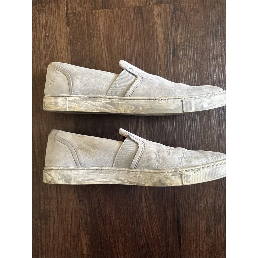 Frye Leather Slip-on Low-Top Sneakers Loafer Slipper Slide SoHo Urban Prep Sz10
